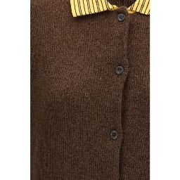 Brown Cashmere Cardigan