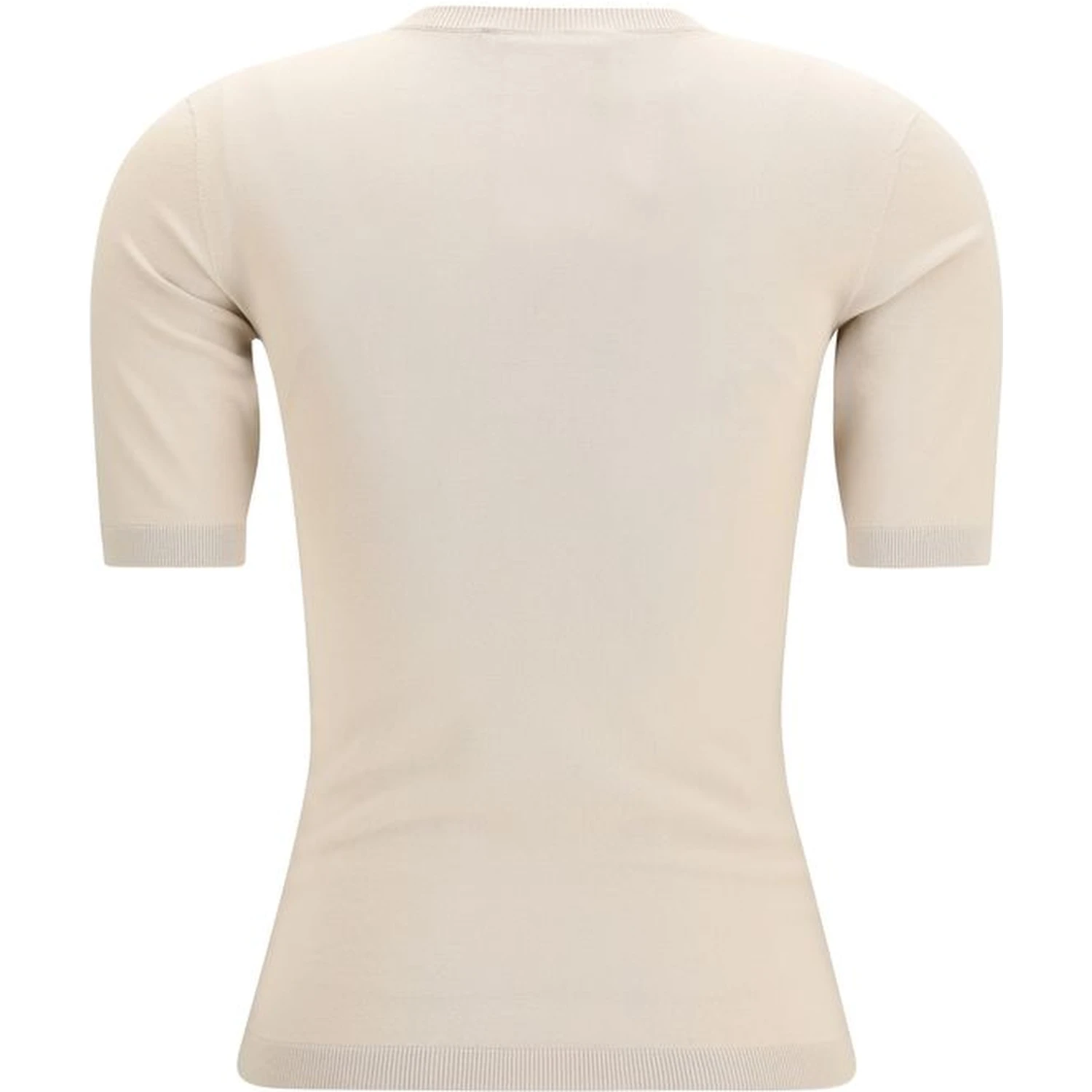 Beige Viscose T-Shirt