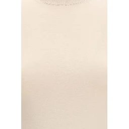 Beige Viscose T-Shirt