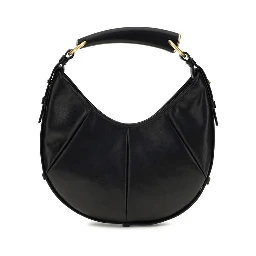 Black Calf Leather Bos Taurus Shoulder Bag