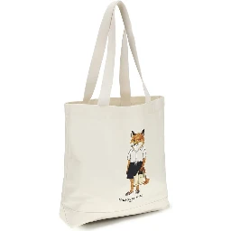 Beige Cotton Handbag