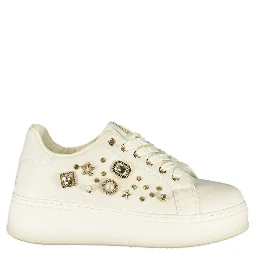 Bianco Polyurethane Women Sneaker