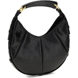 Black Calf Leather Bos Taurus Shoulder Bag