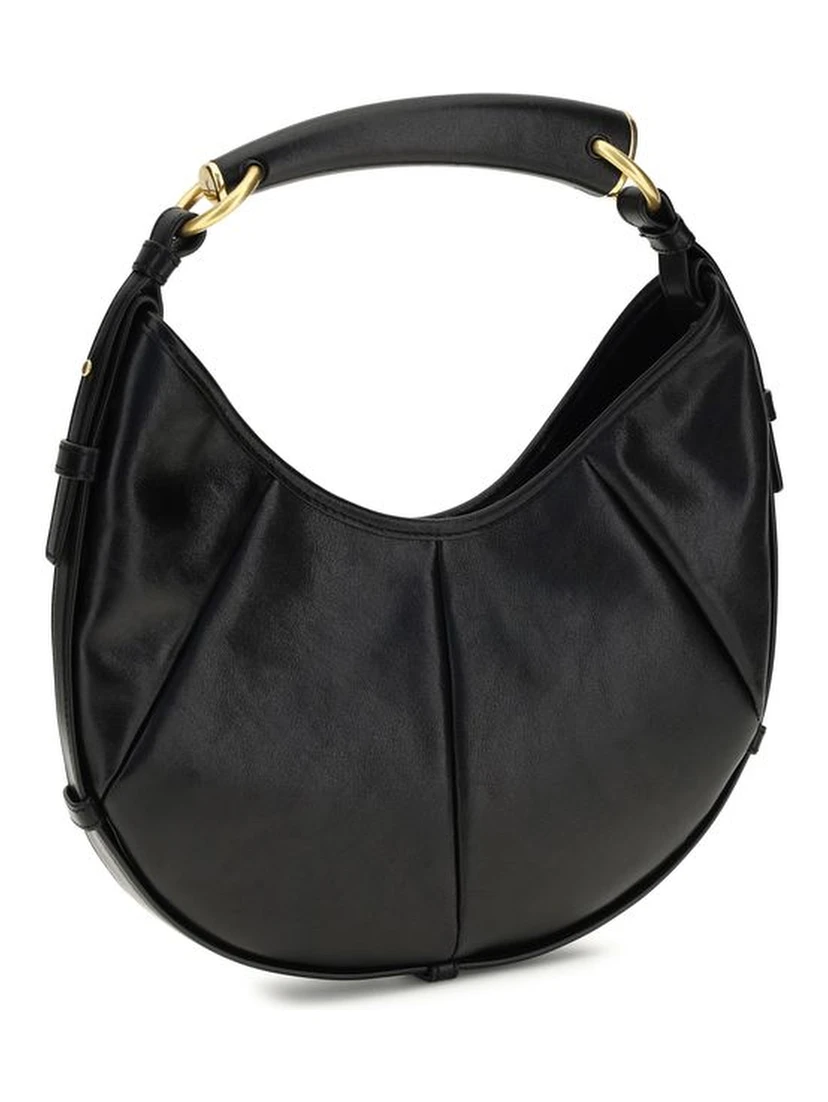 Black Calf Leather Bos Taurus Shoulder Bag