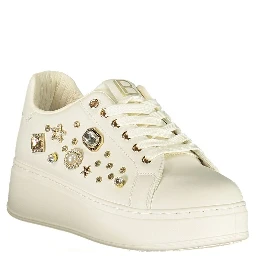 Bianco Polyurethane Women Sneaker