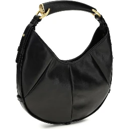 Black Calf Leather Bos Taurus Shoulder Bag