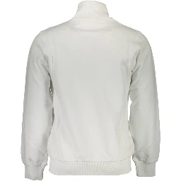 White Cotton Men Sweatshirt