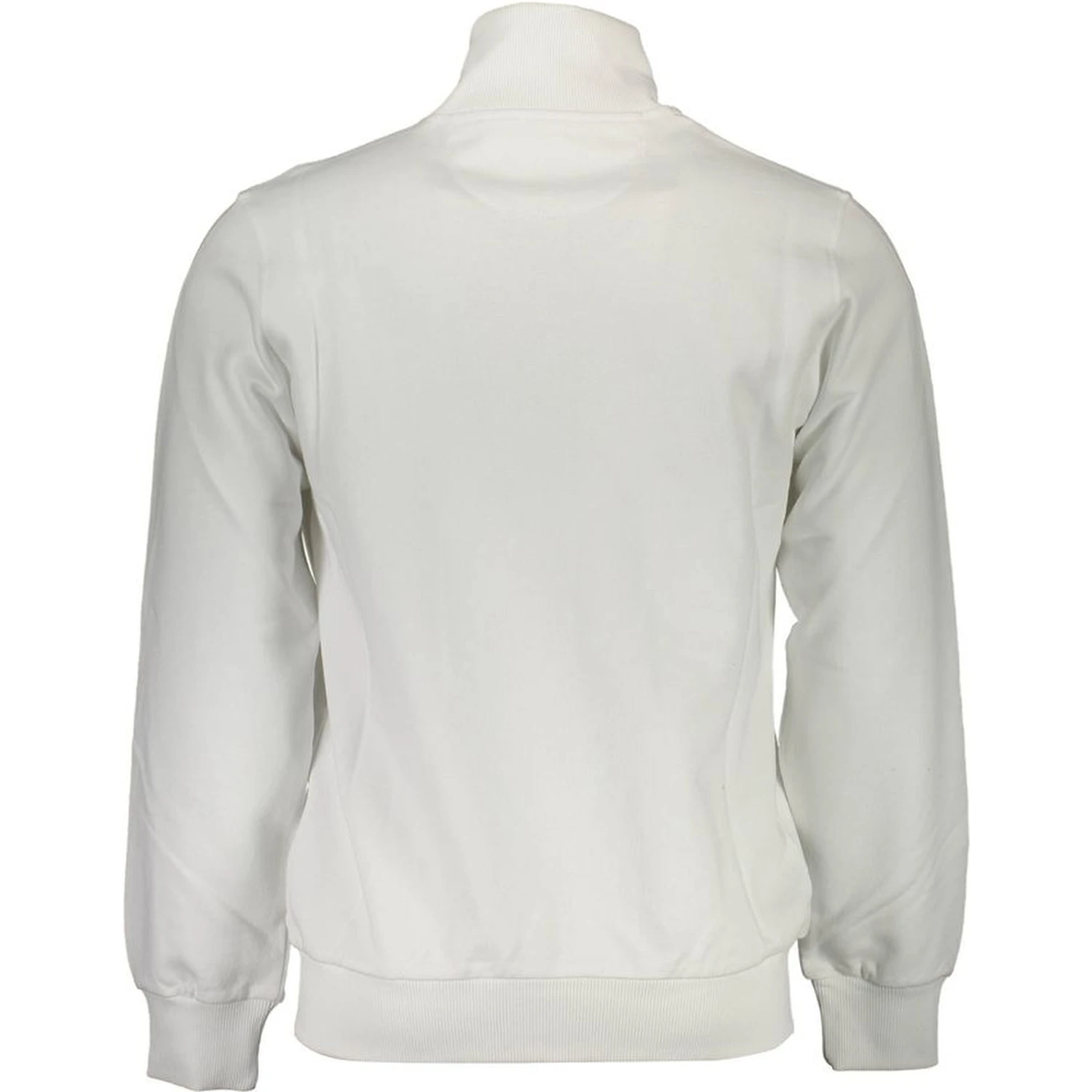 White Cotton Men Sweatshirt