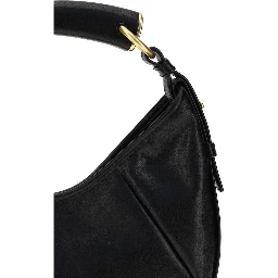 Black Calf Leather Bos Taurus Shoulder Bag
