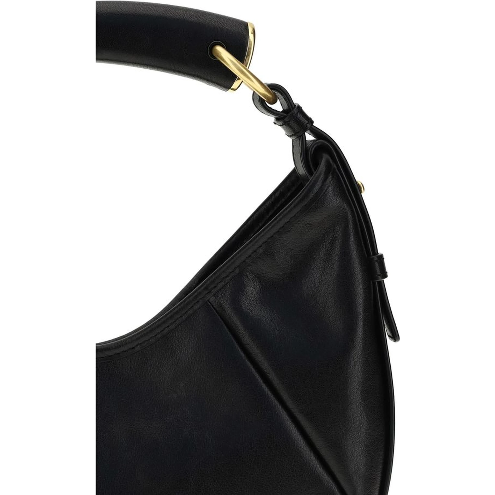 Black Calf Leather Bos Taurus Shoulder Bag