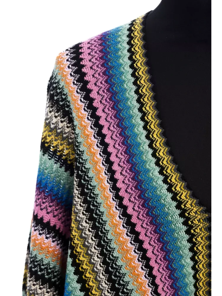 Multicolor Wool Women Poncho alternative