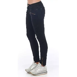 Black Cotton Women Jeans