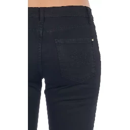 Black Cotton Women Jeans