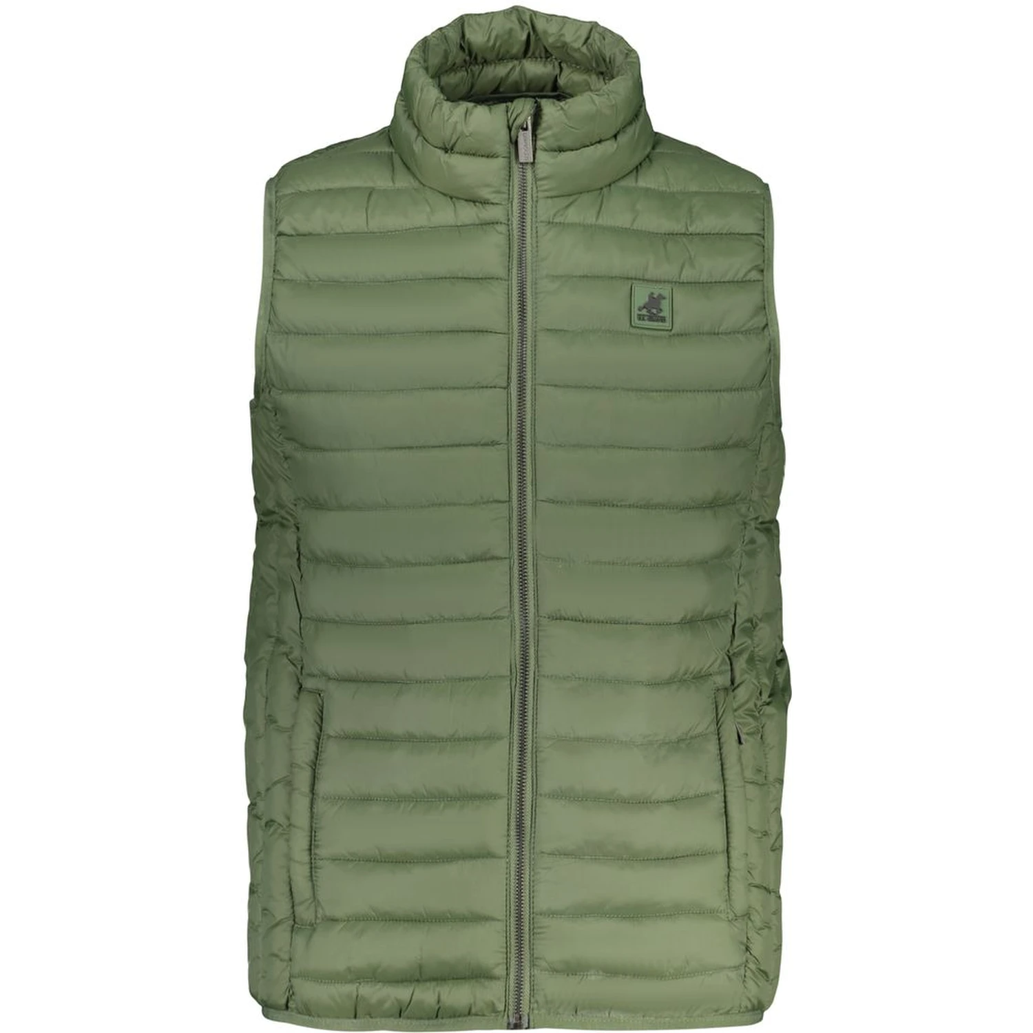 Blue Polyester Men's Vest