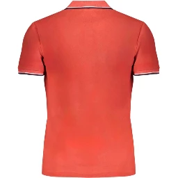 Red Cotton Polo Shirt