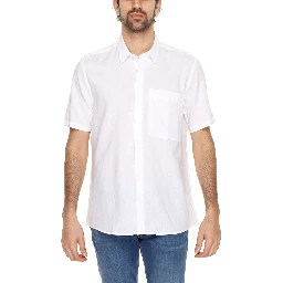 White Linen Shortsleeve Shirt