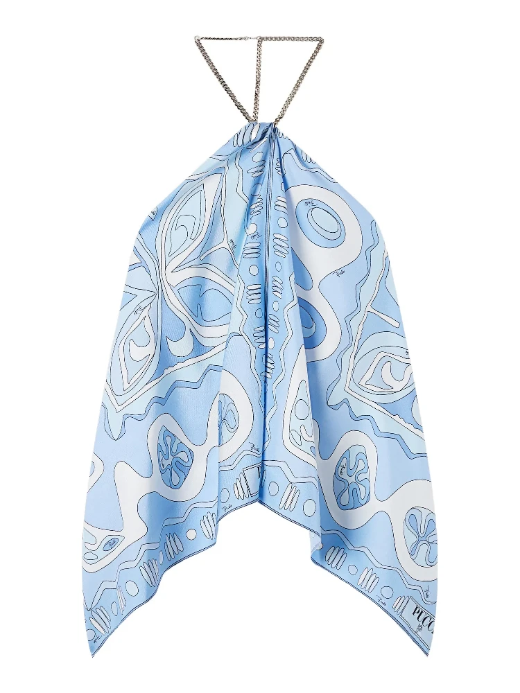 Emilio Pucci Shirts Clear Blue