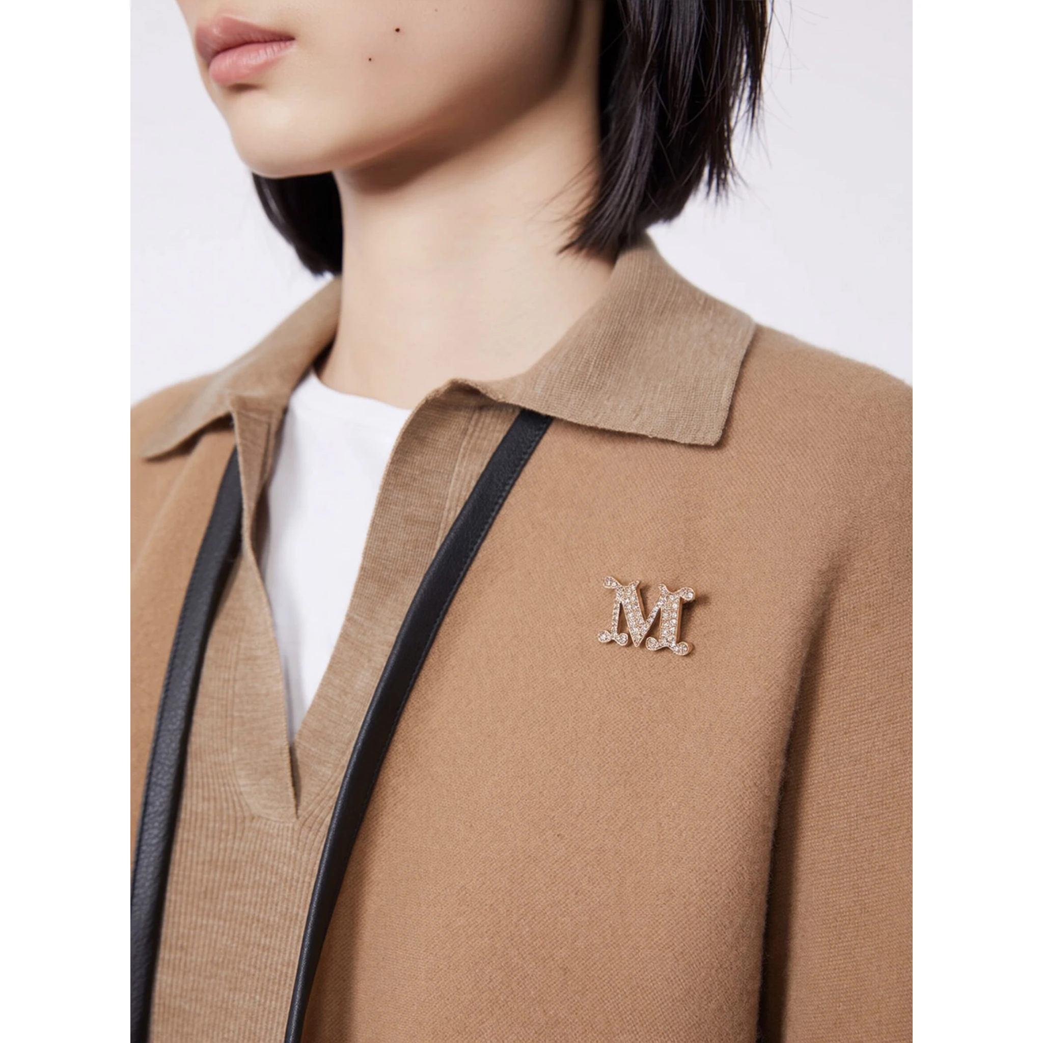 MAX MARA MXAFACELLA brooch