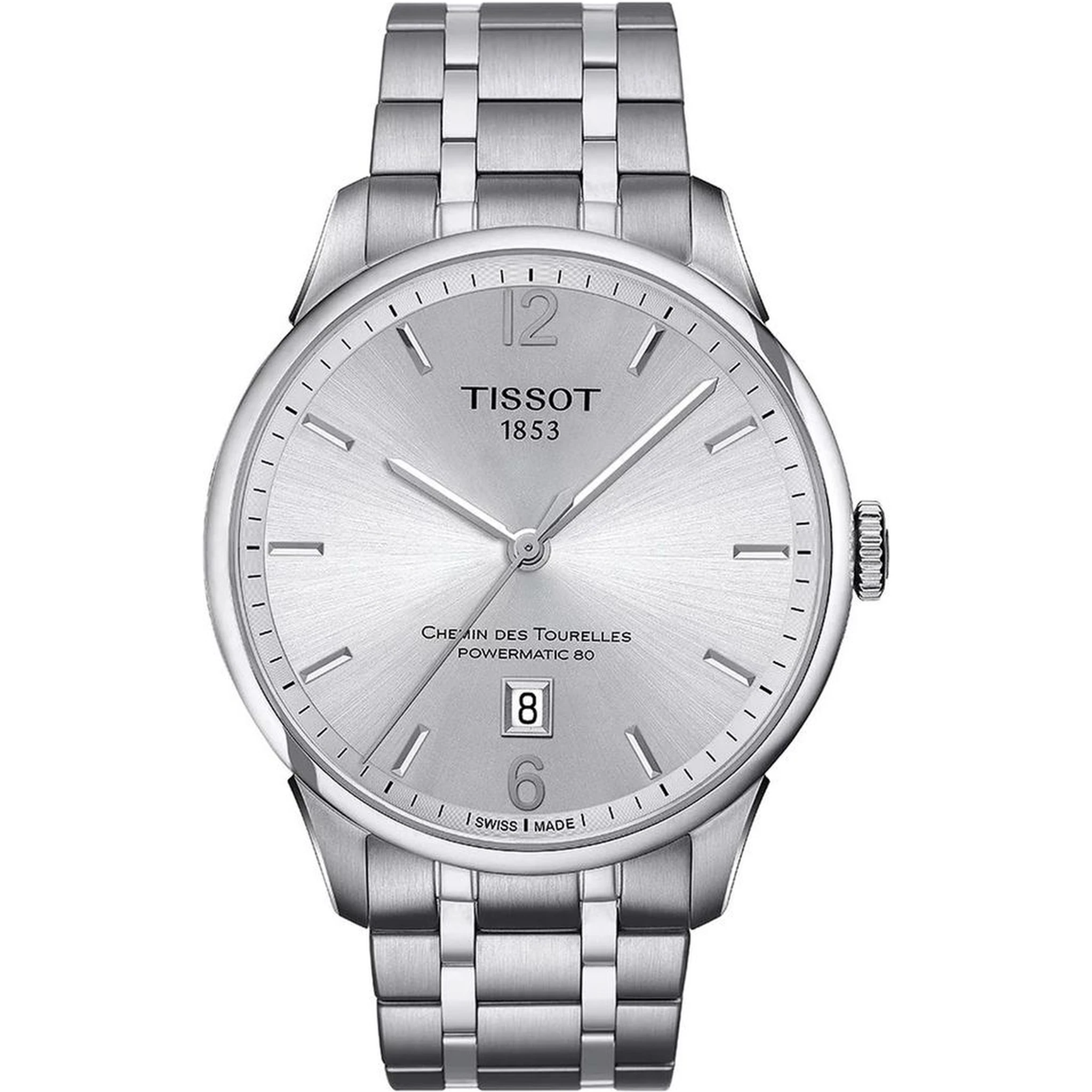 Gray Stainless Steel Dress Watch