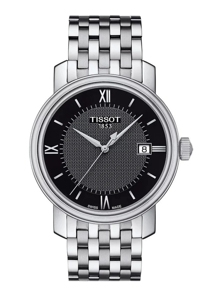 Gray Stainless Steel Dress Watch