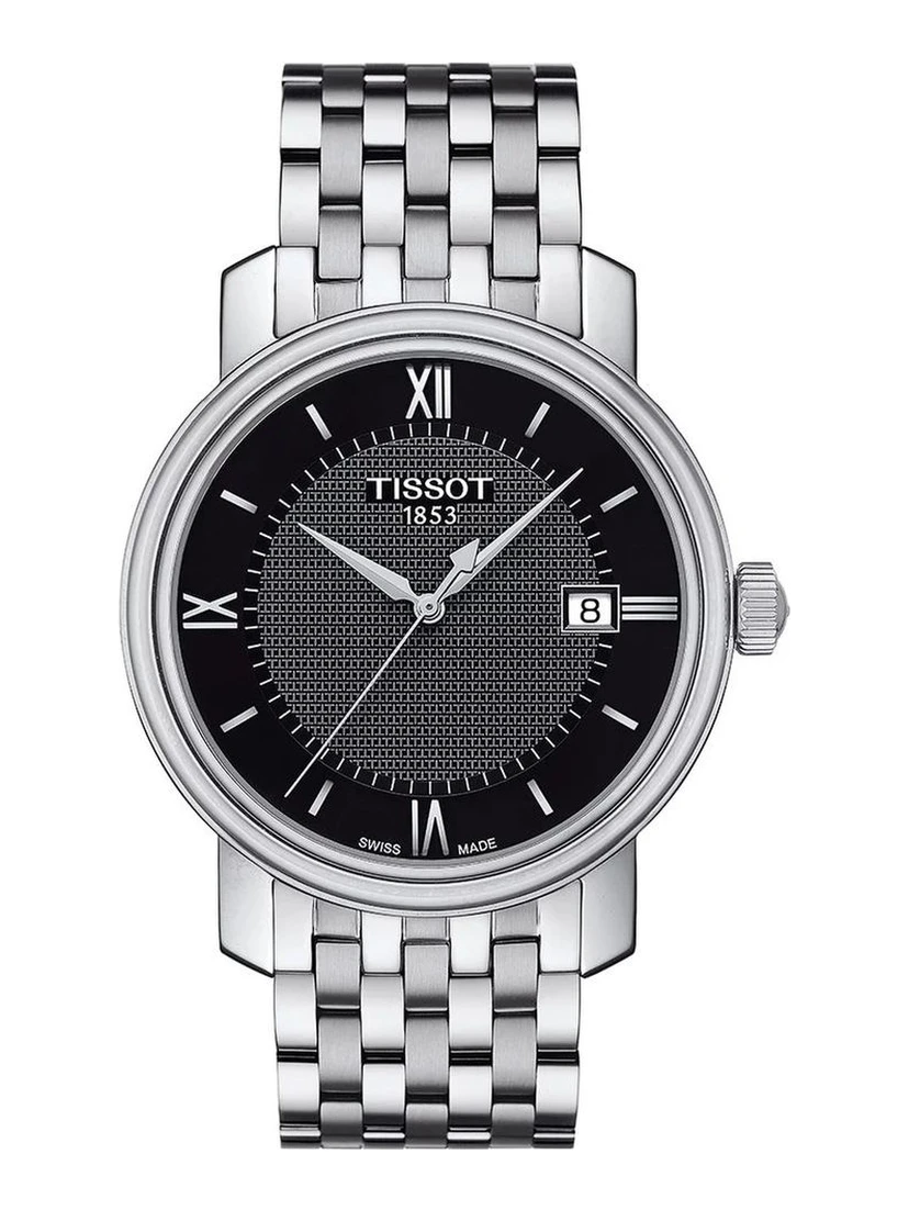 Gray Stainless Steel Dress Watch