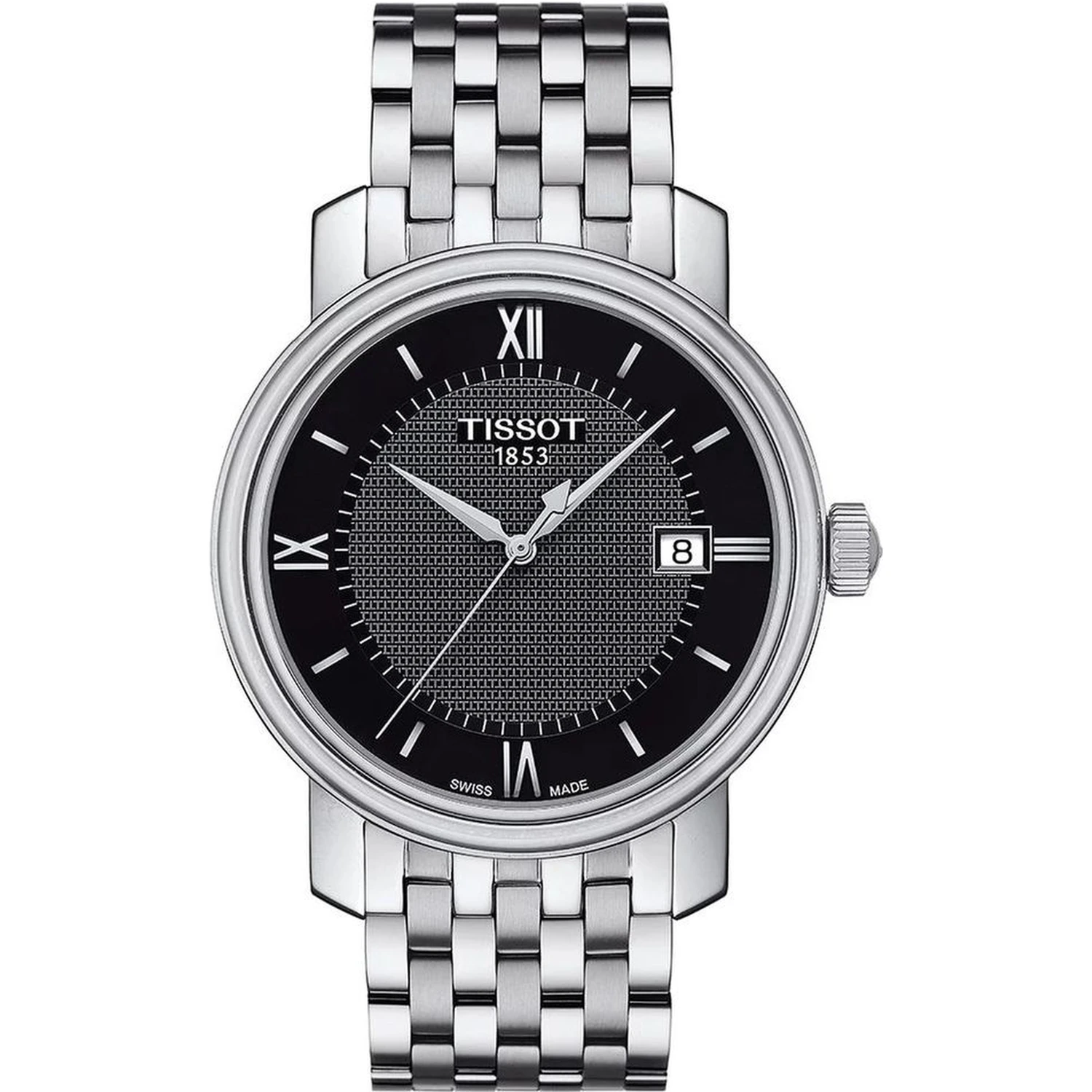 Gray Stainless Steel Dress Watch