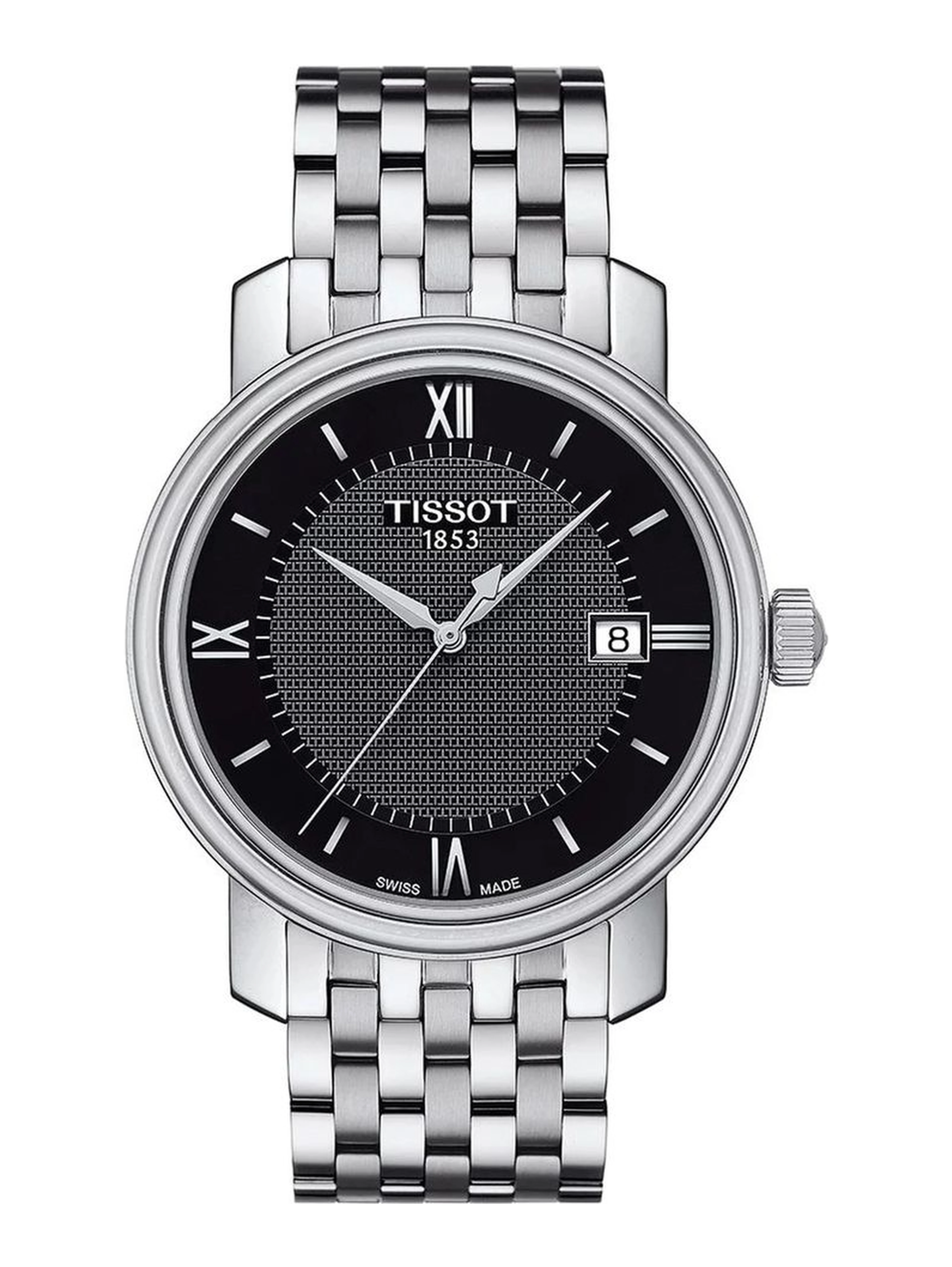 Gray Stainless Steel Dress Watch