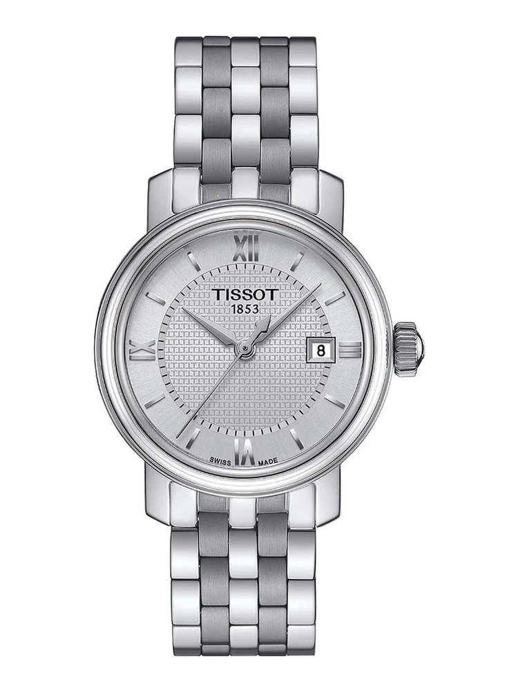 Gray Stainless Steel Dress Watch