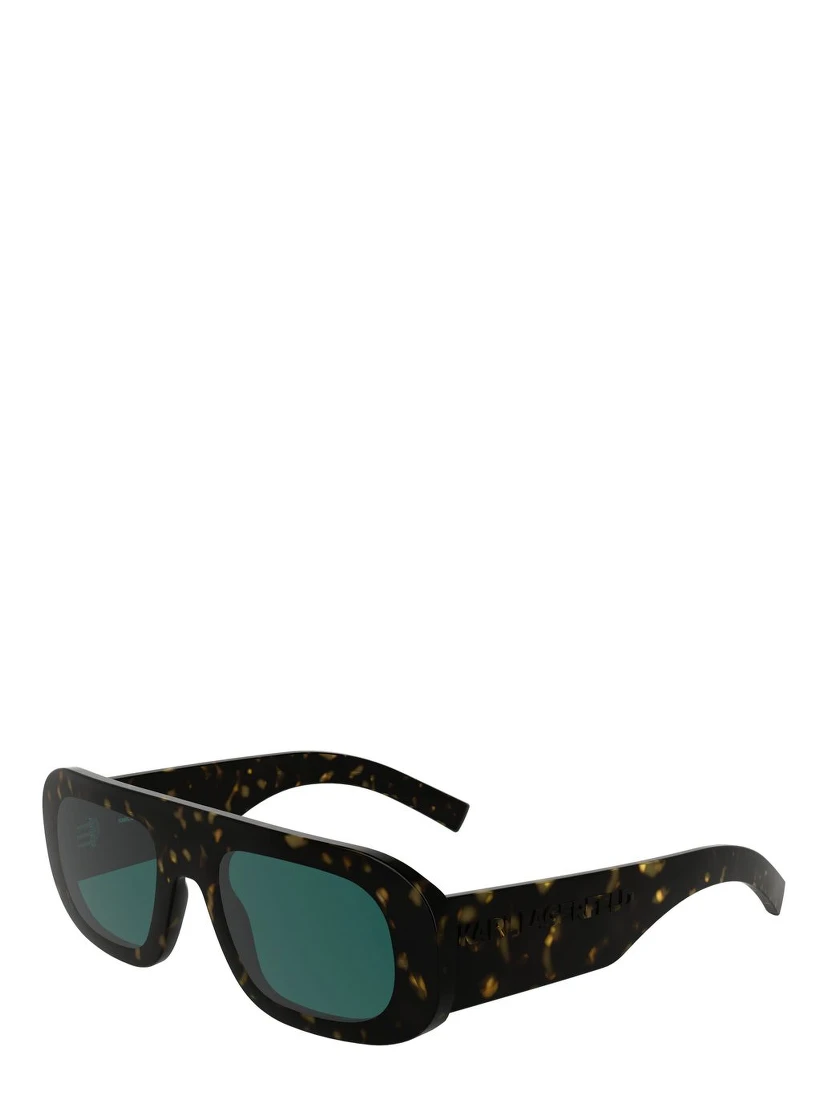 Brown Injected Sunglasses