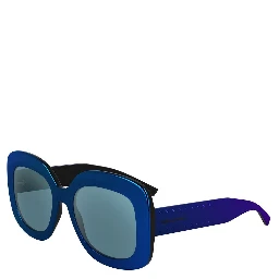 Blue Injected Sunglasses