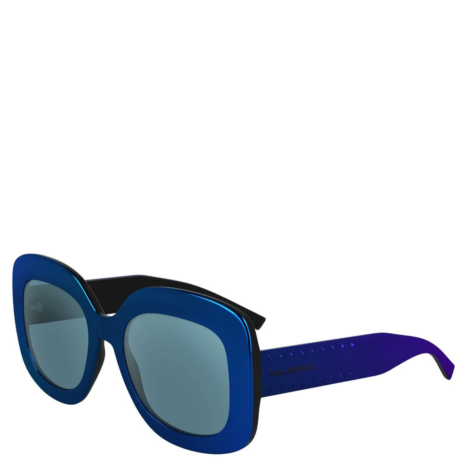 Blue Injected Sunglasses