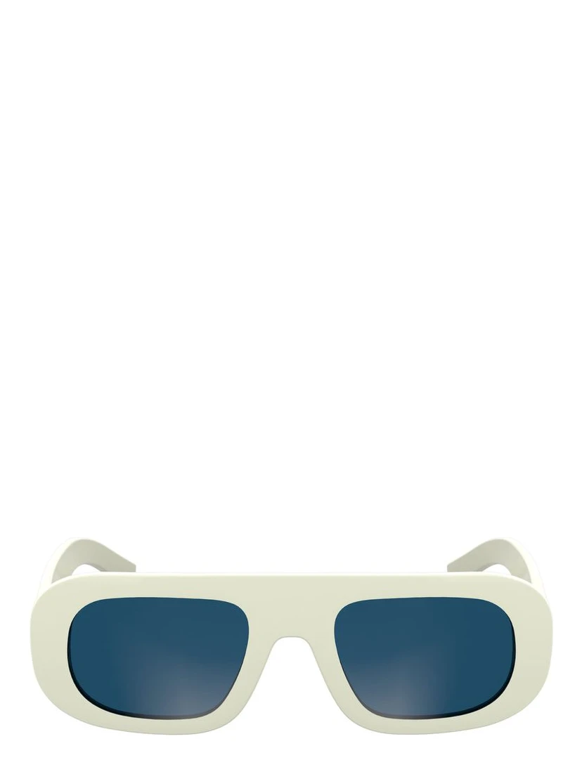 White Injected Sunglasses