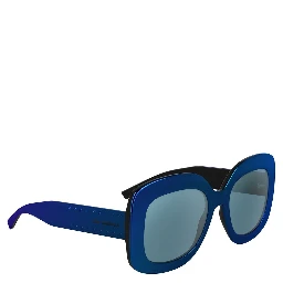 Blue Injected Sunglasses