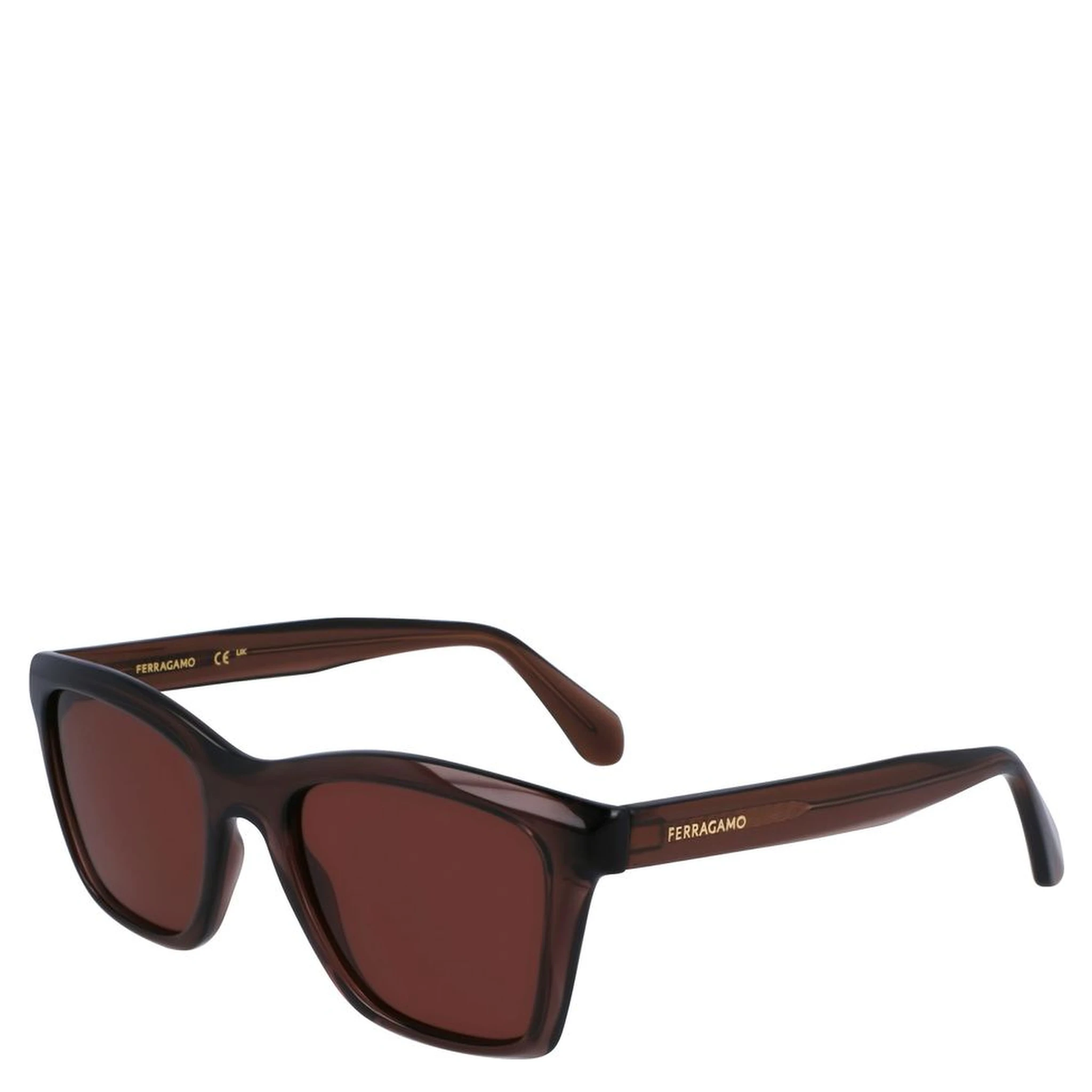 Brown Injected Sunglasses