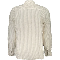 Beige Linen Men's Shirt