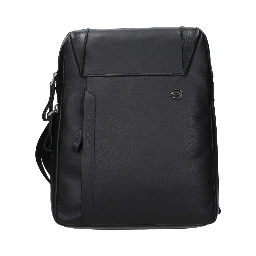 Black Leather Crossbody Bag