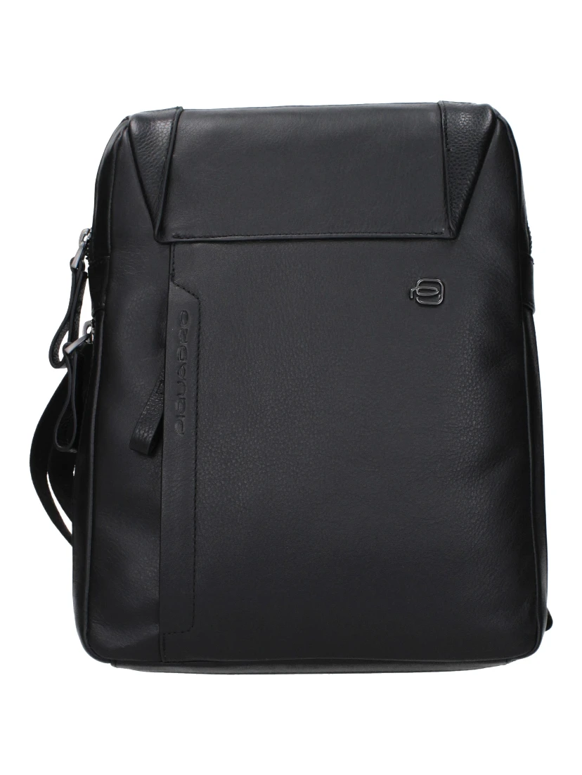 Black Leather Crossbody Bag