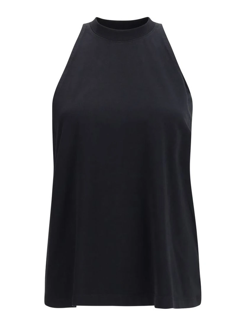 Black Cotton Tank Tops