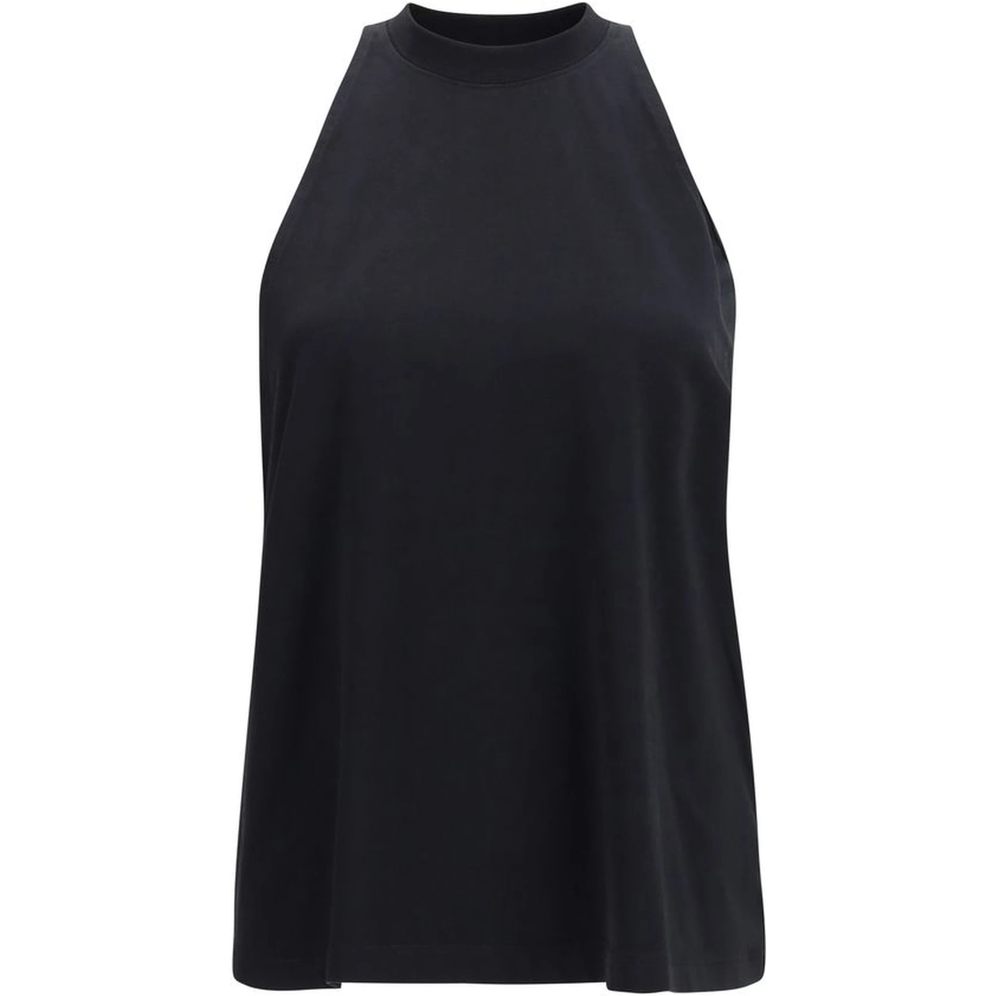 Black Cotton Tank Tops