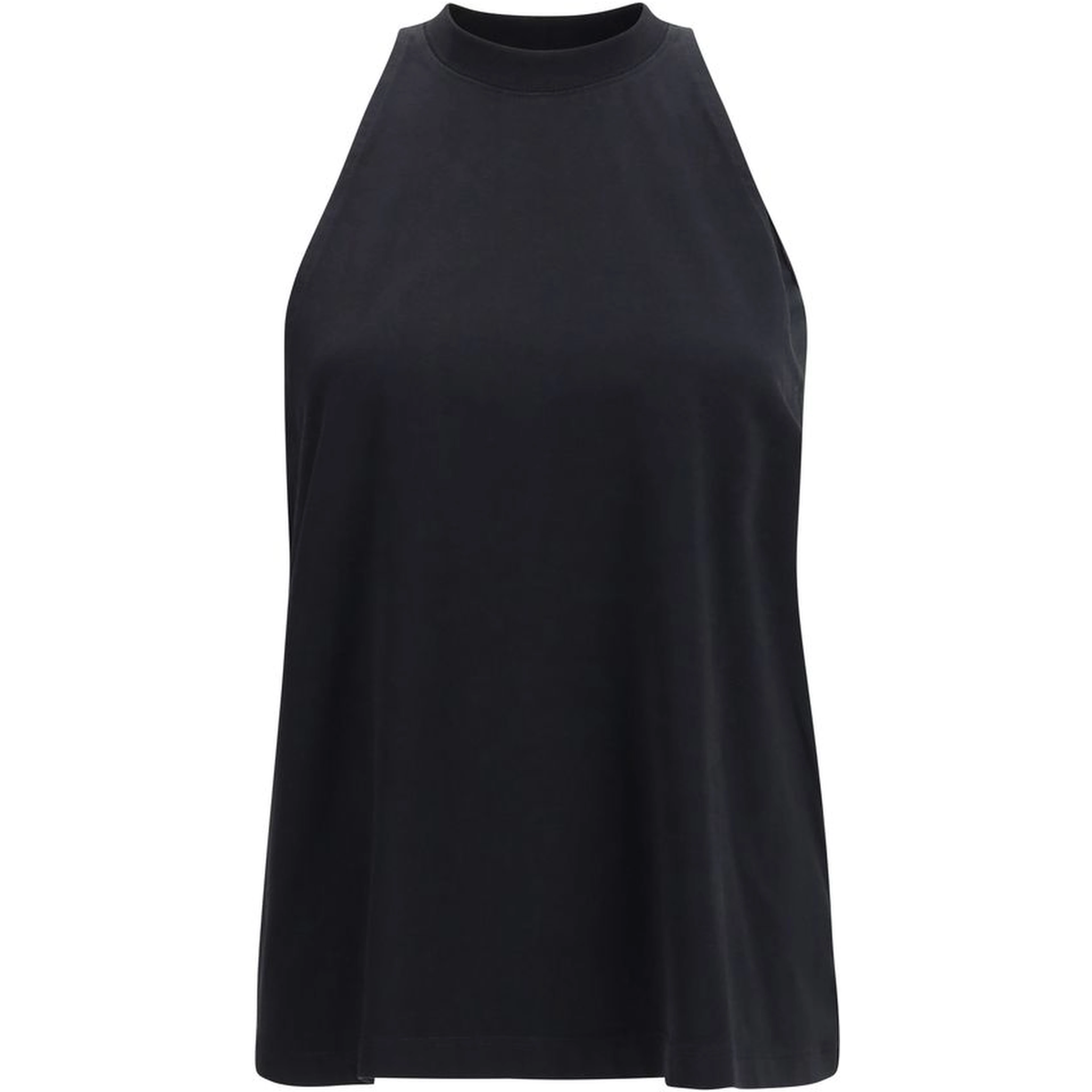 Black Cotton Tank Tops