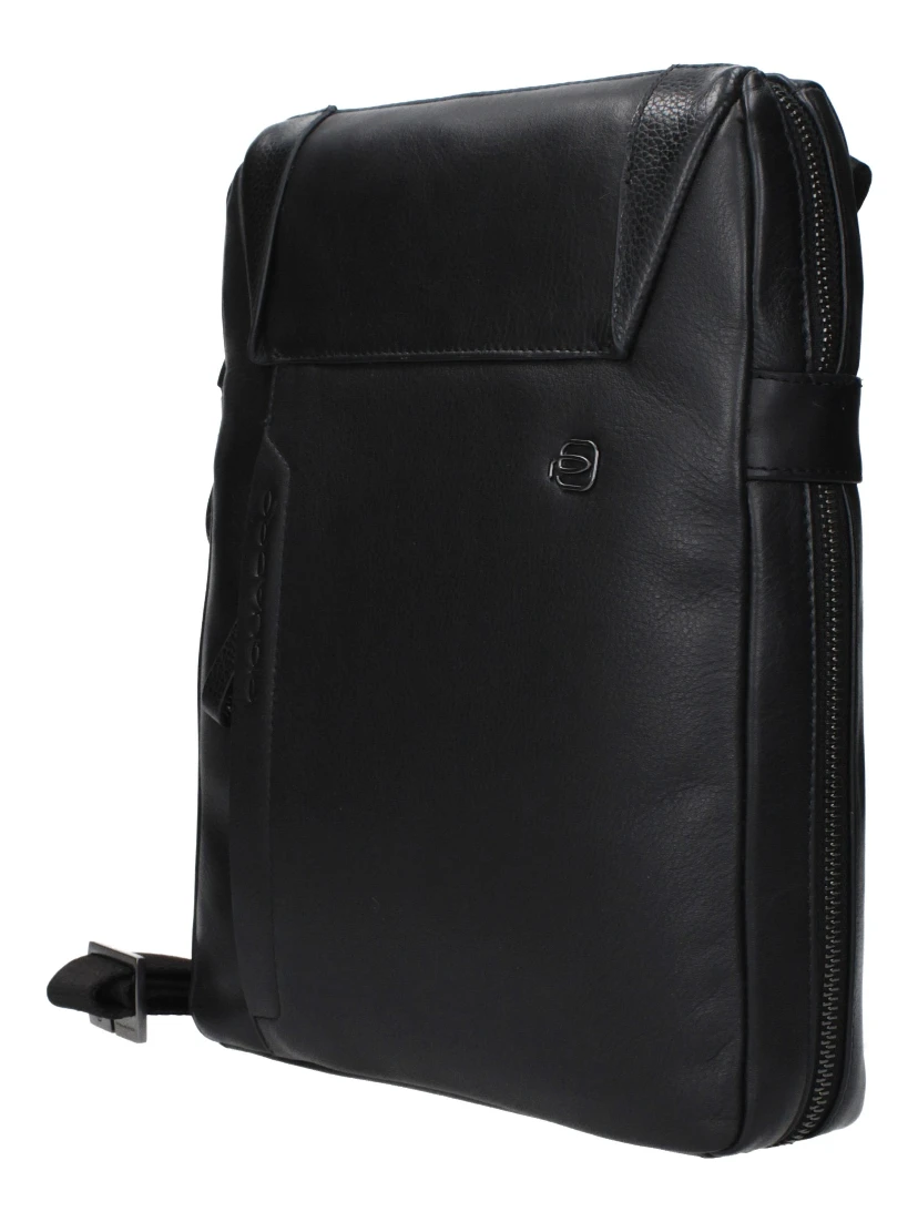 Black Leather Crossbody Bag