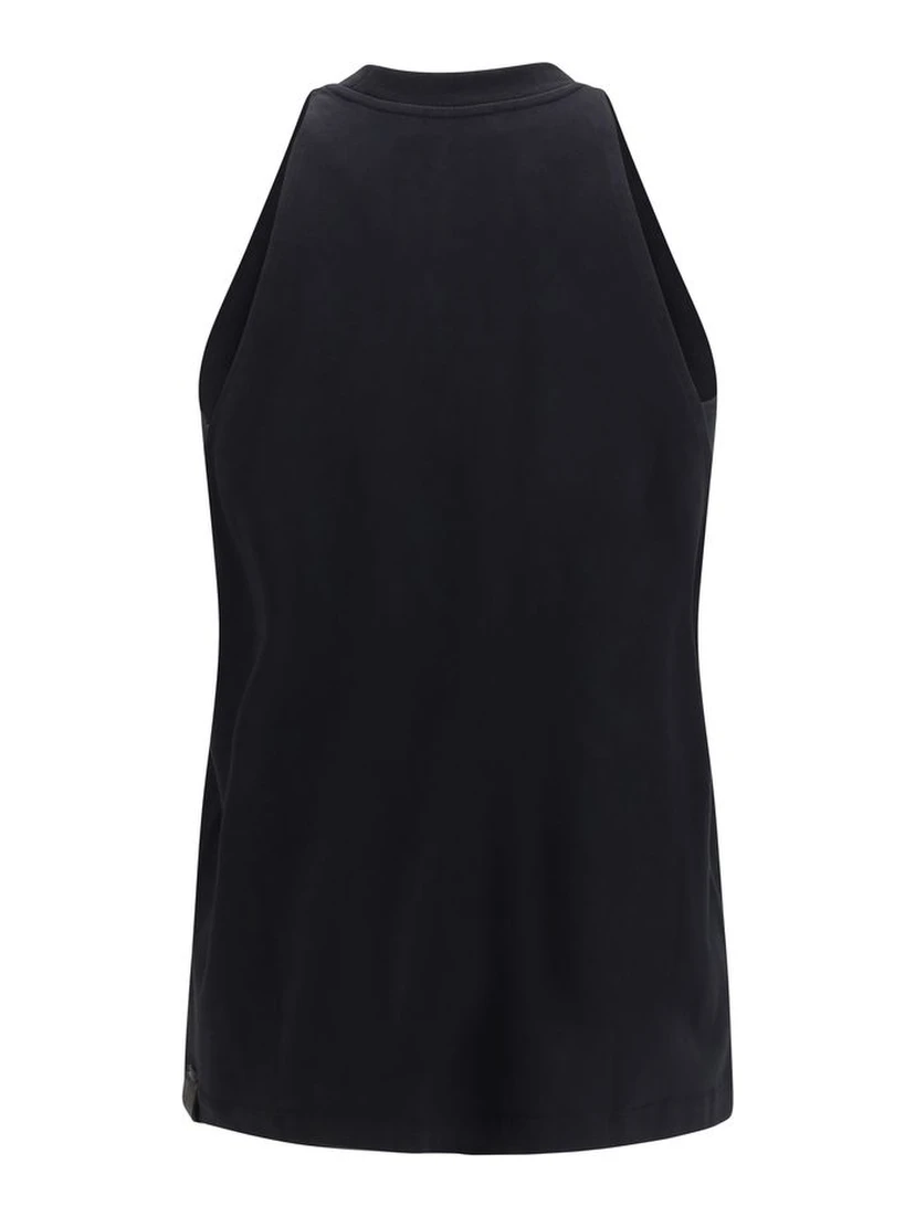 Black Cotton Tank Tops