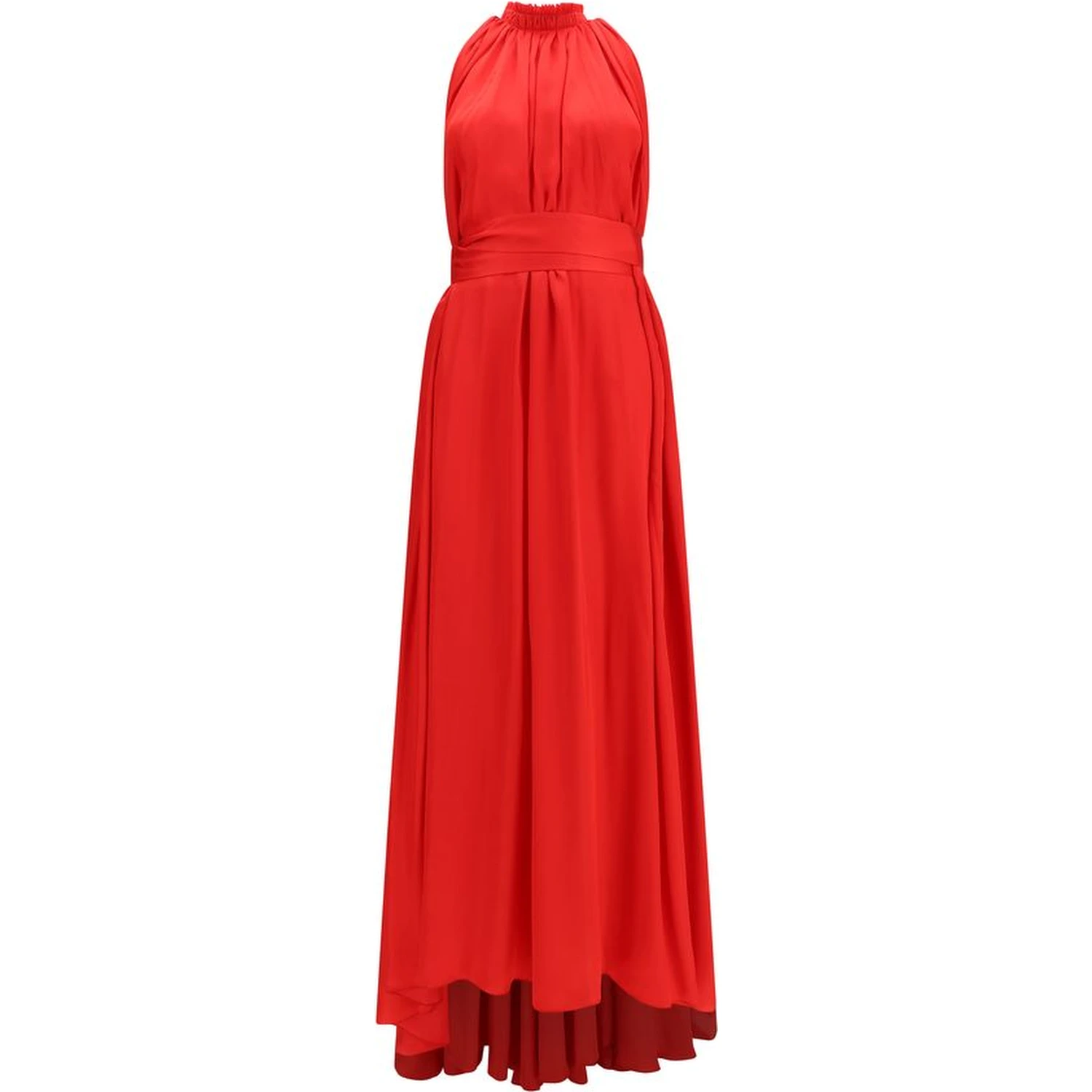 Multicolor Polyester Long Dress