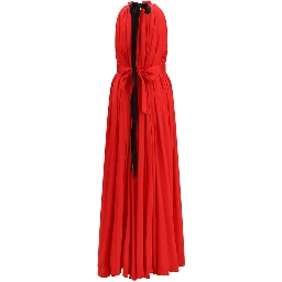 Multicolor Polyester Long Dress