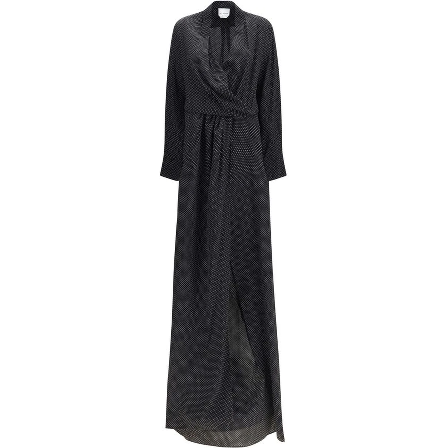 Black Silk Long Dress