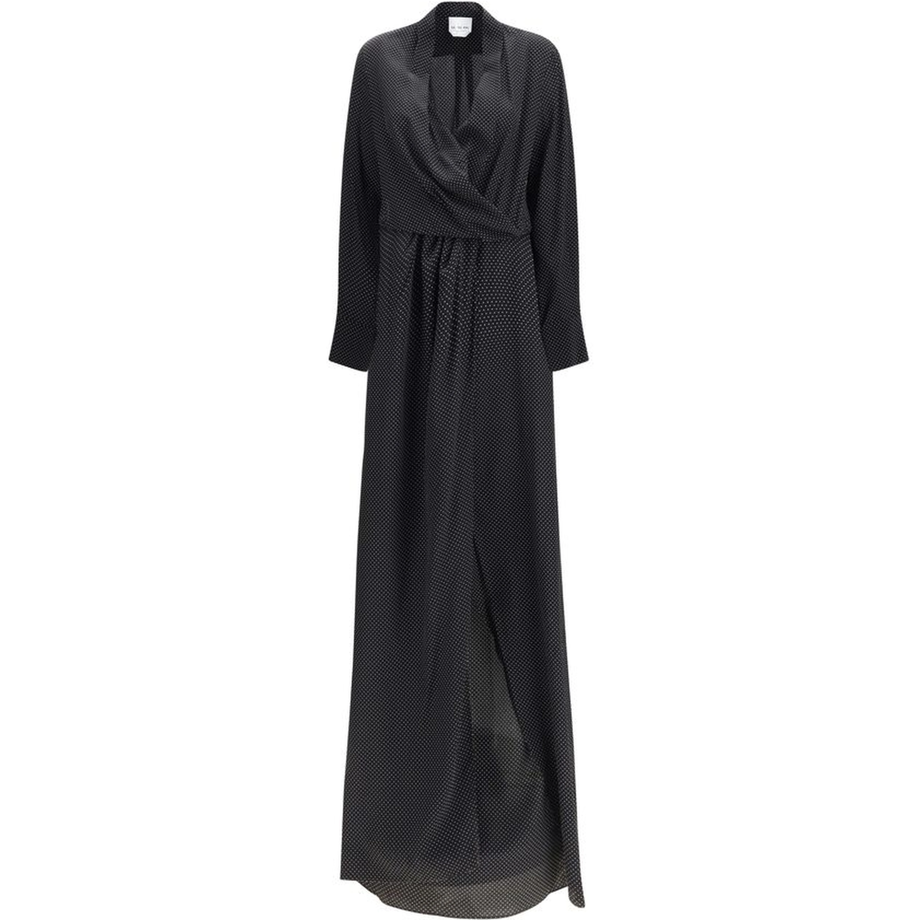 Black Silk Long Dress