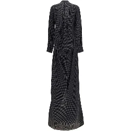 Black Silk Long Dress