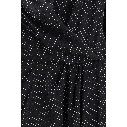 Black Silk Long Dress