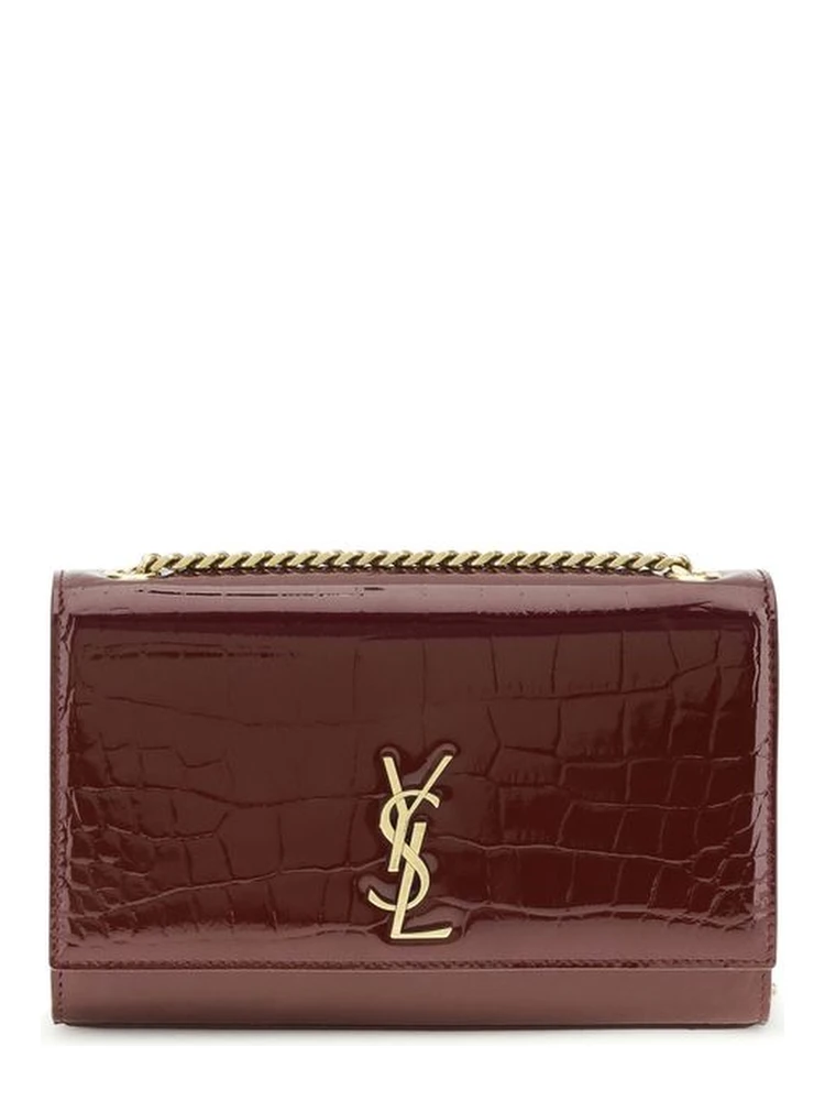 Bordeaux Calf Leather Bos Taurus Shoulder Bag