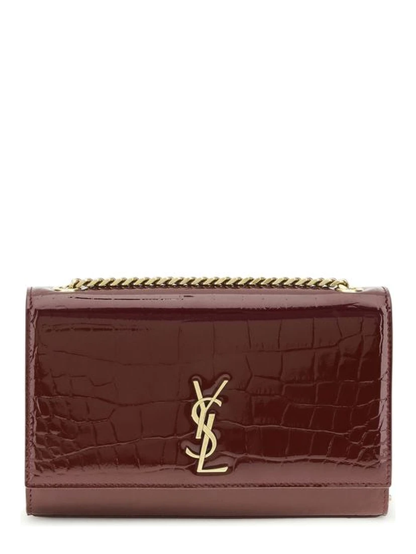 Bordeaux Calf Leather Bos Taurus Shoulder Bag